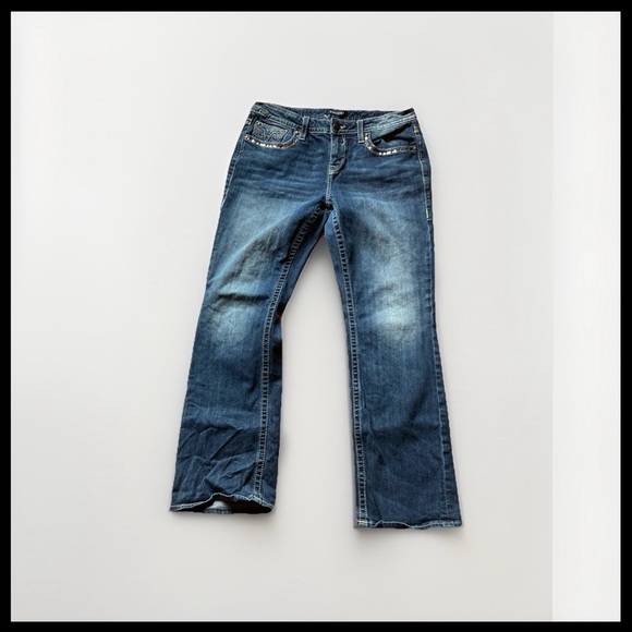 Vigoss Size 14 Heritage Fit embellished bootcut jeans - Picture 1 of 10